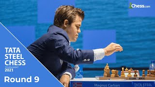 Carlsen Returns To Winning  Tata Steel 2021 [upl. by Nam]