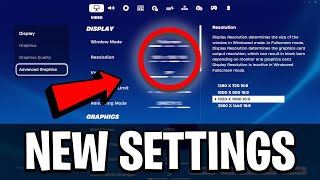 NEW FORTNITE SETTINGS Explained NEW Movement UI Revamp amp More [upl. by Sussman]