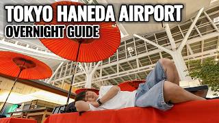 Midnight Haneda Airport Tour Ramen Vending Machine Restaurant Guide Best Sleeping Location Ep502 [upl. by Ainegue166]