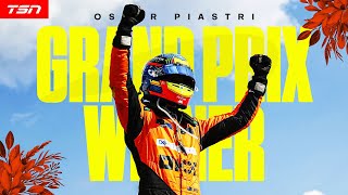 OSCAR PIASTRI WINS HIS 1ST RACE IN FORMULA 1 [upl. by Kurtis]