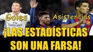 MESSI ME AYUDA A DESMONTAR LA FARSA DE LOS GOLES ASISTENCIAS Y ESTADÍSTICAS [upl. by Tristam891]