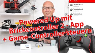 quotBrickcontroller 2quotApp Lego Powered Up Motoren mit Gamecontroller steuern  kurz amp einfach erklärt [upl. by Mozza747]