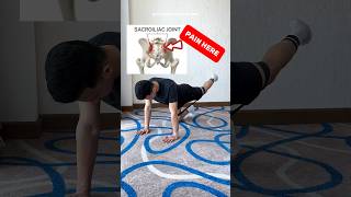 Fix SACROILIAC PAIN 🔥 with these effective and proven exercises sijointpain sacroiliitis [upl. by Kerrison]