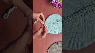 Macrame Leaf Wall Hanging  DIY Home Decor [upl. by Depoliti357]