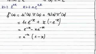 Etude des variations dune fonction exponentielle [upl. by Ahsiekat]