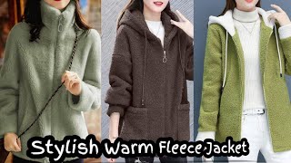 Warm Fleece Jacket style and Design 2024 llFleece Jacket ll CreativeTrove [upl. by Tirrej551]