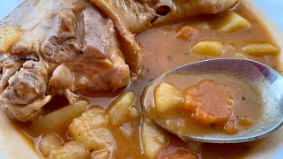 Receta Tradicionale 🤤 Gjell me mish pule 🍲 darka gati per vetem 30 min [upl. by Chellman]