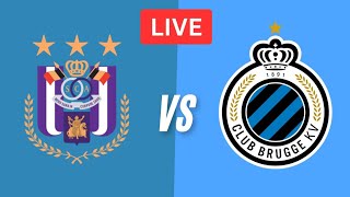 Club Brugge vs Anderlecht Live Scores  Belgische Pro League  2024 [upl. by Akkina]