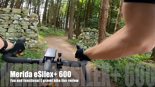 Merida eSilex 600 Egravel bike live ride review [upl. by Shirk]