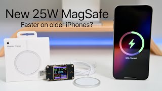 New MagSafe 25W Charger  Faster Than Expected on Old iPhone [upl. by Odnaloy797]