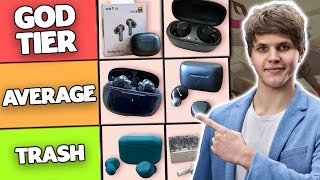 BEST Budget Wireless Earbuds Tier List 2024 [upl. by Essilec304]