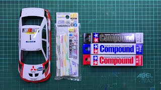 Tutorial How to achieve mirror like finish on a scale model kit  Tamiya Compound  God Hand Sponge [upl. by Ytisahc]