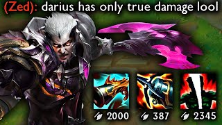 MAX TRUE DAMAGE DARIUS THIS BUILD DELETES TANKS [upl. by Sutherland]