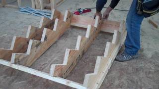 How to calculate layout and build stairs Part 3 of 3 [upl. by Enorel]