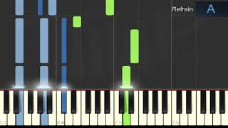 Pierre Bachelet  Les corons Piano facile [upl. by Ssepmet253]