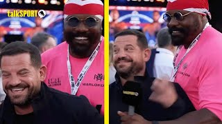 Derek Chisora GATECRASHES Spencer Oliver amp Gives Him A SHOCK During LIVE AJ Dubois Preview 😂 [upl. by Shafer]