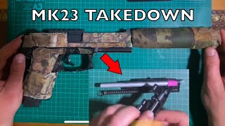 MK23 UpgradeTechingTakedownDisassembly ASGTokyo MaruiSTTi [upl. by Nivlag]