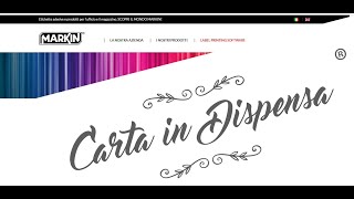 Creare un file etichetta con label printing software Markin By Carta in Dispensa [upl. by Pry]