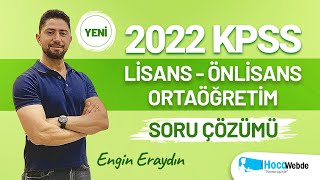 KPSS 2022 COĞRAFYA ENGİN ERAYDIN DETAYLI SORU ÇÖZÜMÜ ÖNLİSANS ORTAÖĞRETİM [upl. by Christabel]