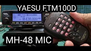 YAESU FTM100D MH48 Microphone [upl. by Neeleuqcaj]