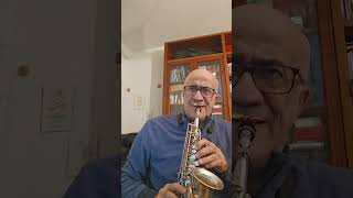 im gettin sentimental over you by soprano sax ricurvo [upl. by Bondie]