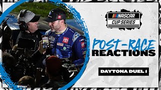 Raw Reaction Jimmie Johnson races his way into the Daytona 500  NASCAR [upl. by Brahear]