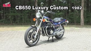 Honda Collection Hall 収蔵車両走行ビデオ CB650 Luxury Custom（1982年） [upl. by Michey361]