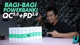 2019 Ganti Powerbank yang Support QC30 dan PD30  Unboxing  GIVEAWAY BANYAK [upl. by Anaejer]