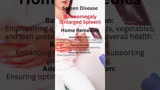 Splenomegaly Enlarged Spleen Home Remedies [upl. by Nerta]