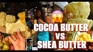 VLOG 9 BENEFITS AND DIFFERENCES between COCOA BUTTER and SHEA BUTTER 🤫 [upl. by Janene]