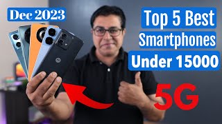 Top 5 Best 5G Phones Under 15000 in Dec 2023 I Best Smartphone Under 15000 [upl. by Huxley]