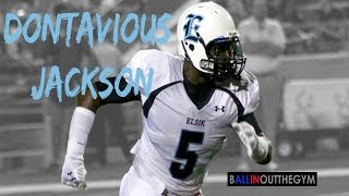 Dontavious Jackson IS A BEAST Top LB in Texas  2014 Elsik Football Highlights [upl. by Aicined412]