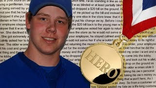 Dairy Queen manager Joey Prusak returns 20 bill to blind customer [upl. by Karlow190]