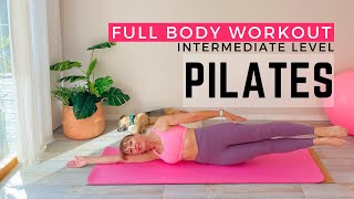 40 Minute Body Sculpt Pilates with No Equipment  Intermediate Pilates  At Home Workout [upl. by Ainocal]