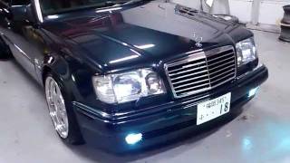 W124 E500 アンロック連動フォグ・スモール点灯 [upl. by Gabe]