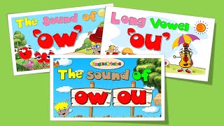 The Sound of OuOw  Diphthong ouow  Long Vowel ouow  Compilation  Phonics Mix [upl. by Blaire121]