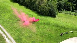 Enola Gaye EX18X Smoke Grenade from sky view [upl. by Inhsor]