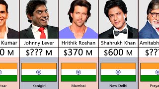 Richest Indian Actors 2023 [upl. by Brentt]