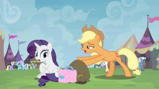 Applejack amp Rarity Stash Argument Full Scene HD [upl. by Akehsal]