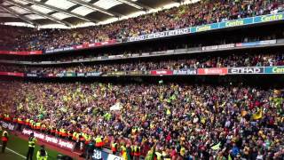 Croke Park singing Hills of Donegal 23 September 2012 [upl. by Eiten332]