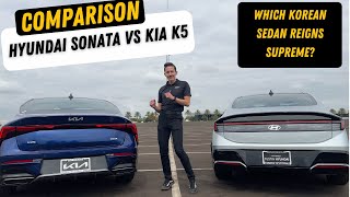 Hyundai Sonata vs Kia K5 HeadtoHead Showdown [upl. by Miner36]