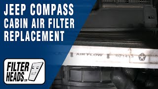 How to Replace Cabin Air Filter 2014 Jeep Compass AQ1126 [upl. by Sigvard]