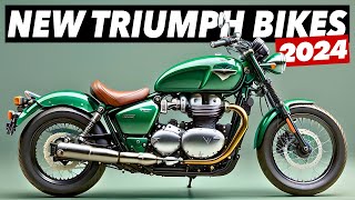 7 New Triumph Motorcycles For 2024 [upl. by Hanfurd52]