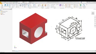 Autodesk Inventor Tutorial 41 [upl. by Stichter]