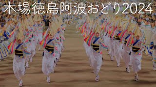 【阿波踊り2024】絶景すぎる！特別観覧席から見た有名連の踊り  Awaodori in Tokushima Japan [upl. by Seldon]