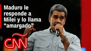 Maduro le responde a Milei y lo llama “amargado” resumen de últimas noticias en Venezuela [upl. by Kathy733]