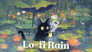 Jazzy Hiphop  Lofi Rain ☂️ Coffee time  for Study  Focus  Relax [upl. by Pinelli]