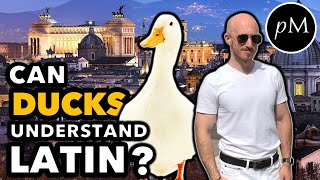 Speaking Latin to Ducks in Rome 🦆 🇮🇹 April Fools Day 2022 [upl. by Tierza]