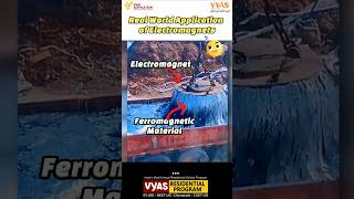 realworld application of electromagnets science viralvideo shorts yt [upl. by Ayote]