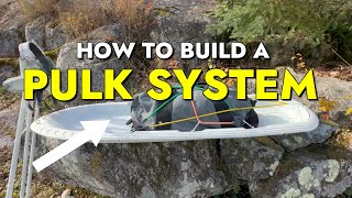 How to build a winter💥PULK SYSTEM💥to tow your gear [upl. by Judah992]